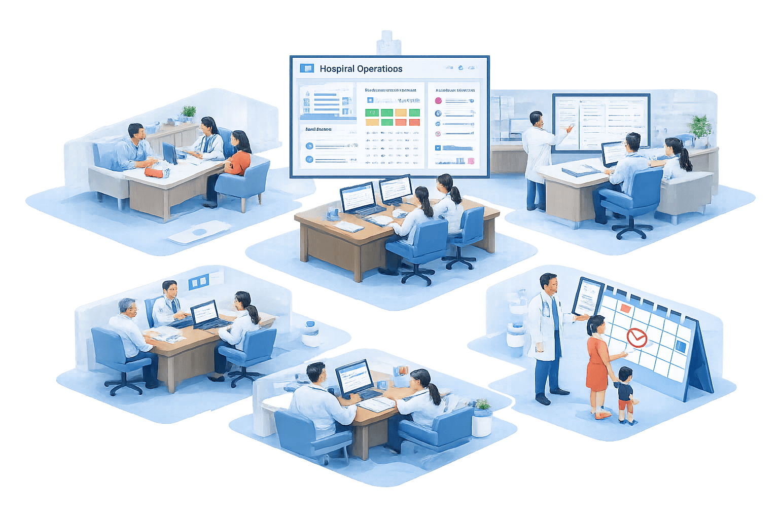 Financial counseling automation before IP admission